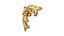 Classic carved corner decor ornament cnc 3d printing stl 10