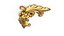Classic carved corner decor ornament cnc 3d printing stl 10