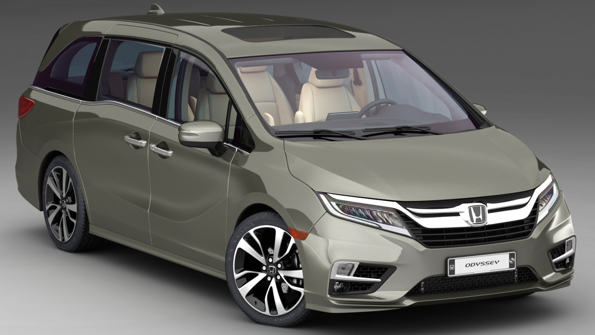 3D Honda Odyssey 2018 Model TurboSquid 1297536