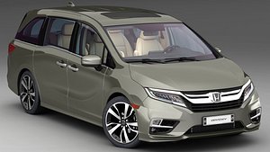 3D honda odyssey 2018 model