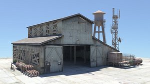 warehouse water tower model