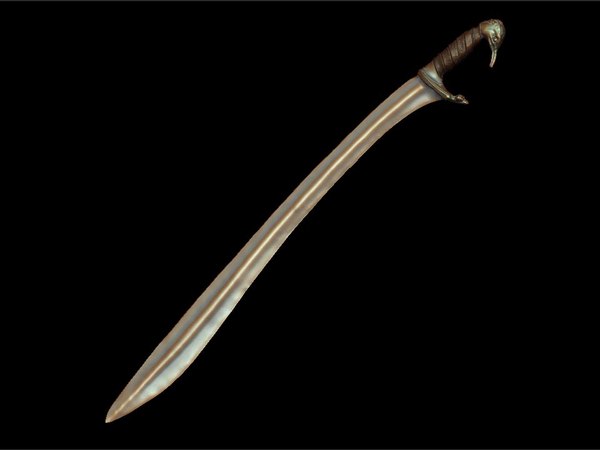 3d model greek sword