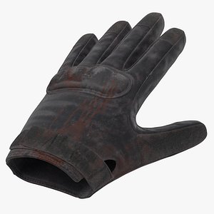 Bloody Police Riot Gear - Glove Worn