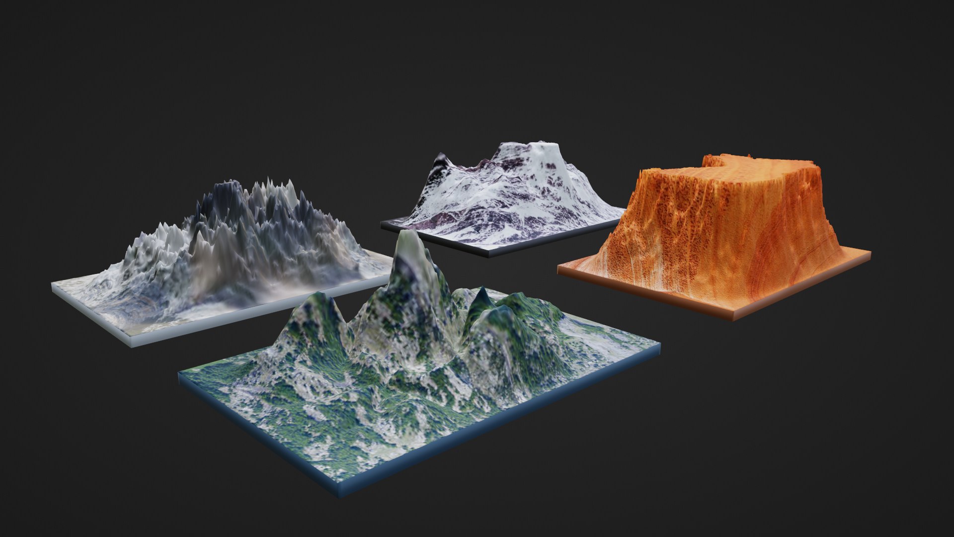 Mountains 3D Model - TurboSquid 2032494