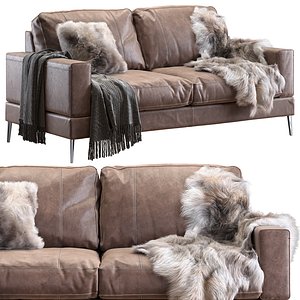 3D model capri sofa 183 cm