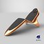 Swissolina - Lounge Chair GOLD 3D model