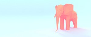 3D model polyanimalelephant