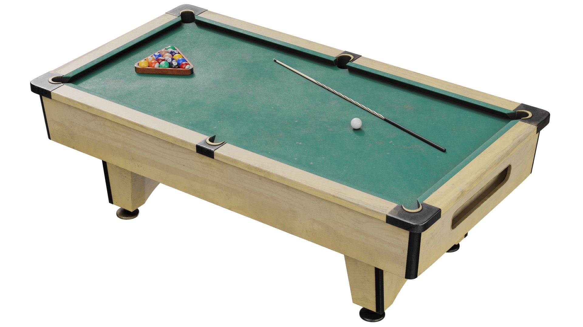 PoolTable8foot 01 E 3D Model - TurboSquid 2258369