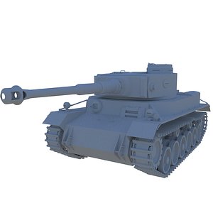 3D german tank vk3001 p