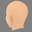 Michelle Rodriguez Head - No Hair - Low poly head for game