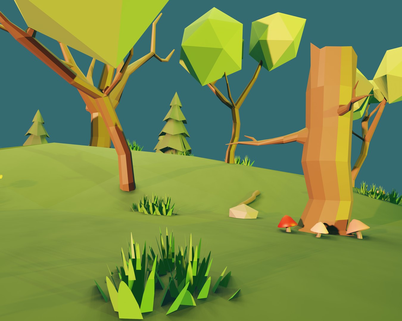 3D Forest - TurboSquid 1638572