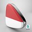 Indonesia Flag Icon 3D