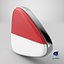 Indonesia Flag Icon 3D