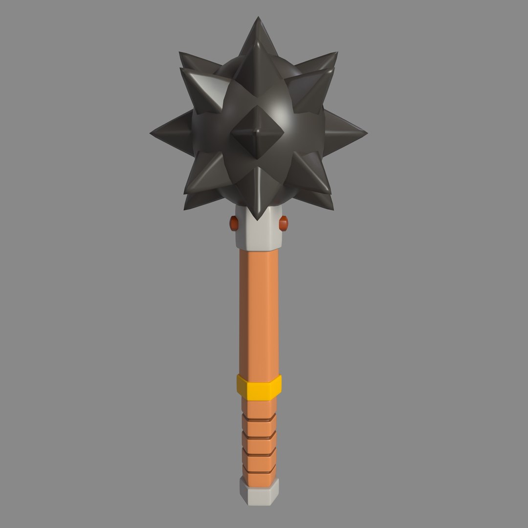Lowpoly Mace 3D Model - TurboSquid 2282496