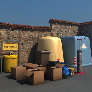 bins boxes 3d c4d