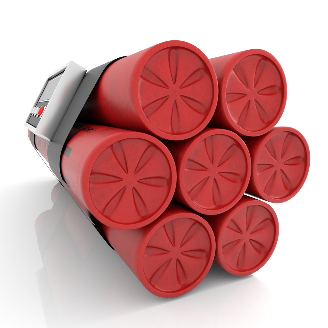 3D Timer Bomb Dynamite https://p.turbosquid.com/ts-thumb/pG/cXzKwR/Un/7/jpg/1649892794/1920x1080/fit_q87/4e4afec82c70faeece96ccc660ada669fc2313cc/7.jpg