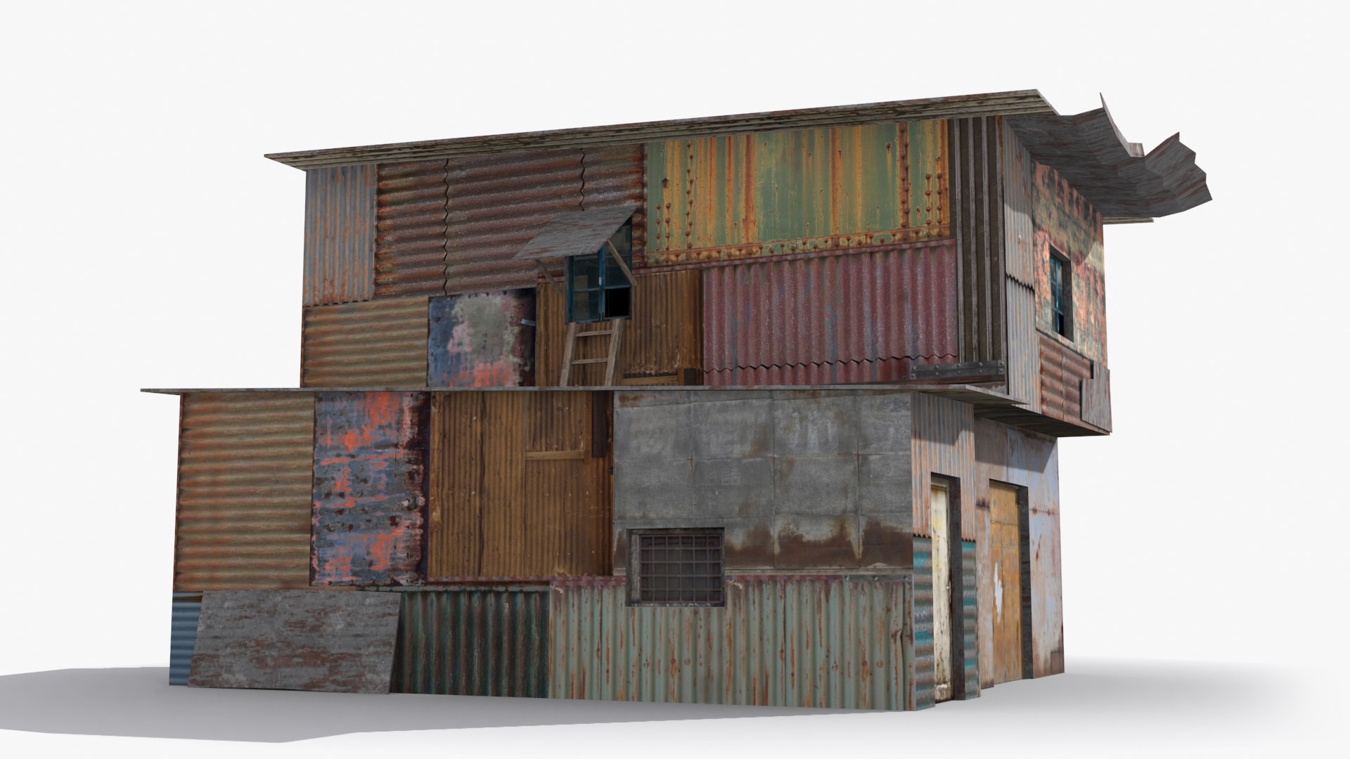 Slum X4 3D - TurboSquid 2009222