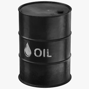 Oil Barrel 3D model