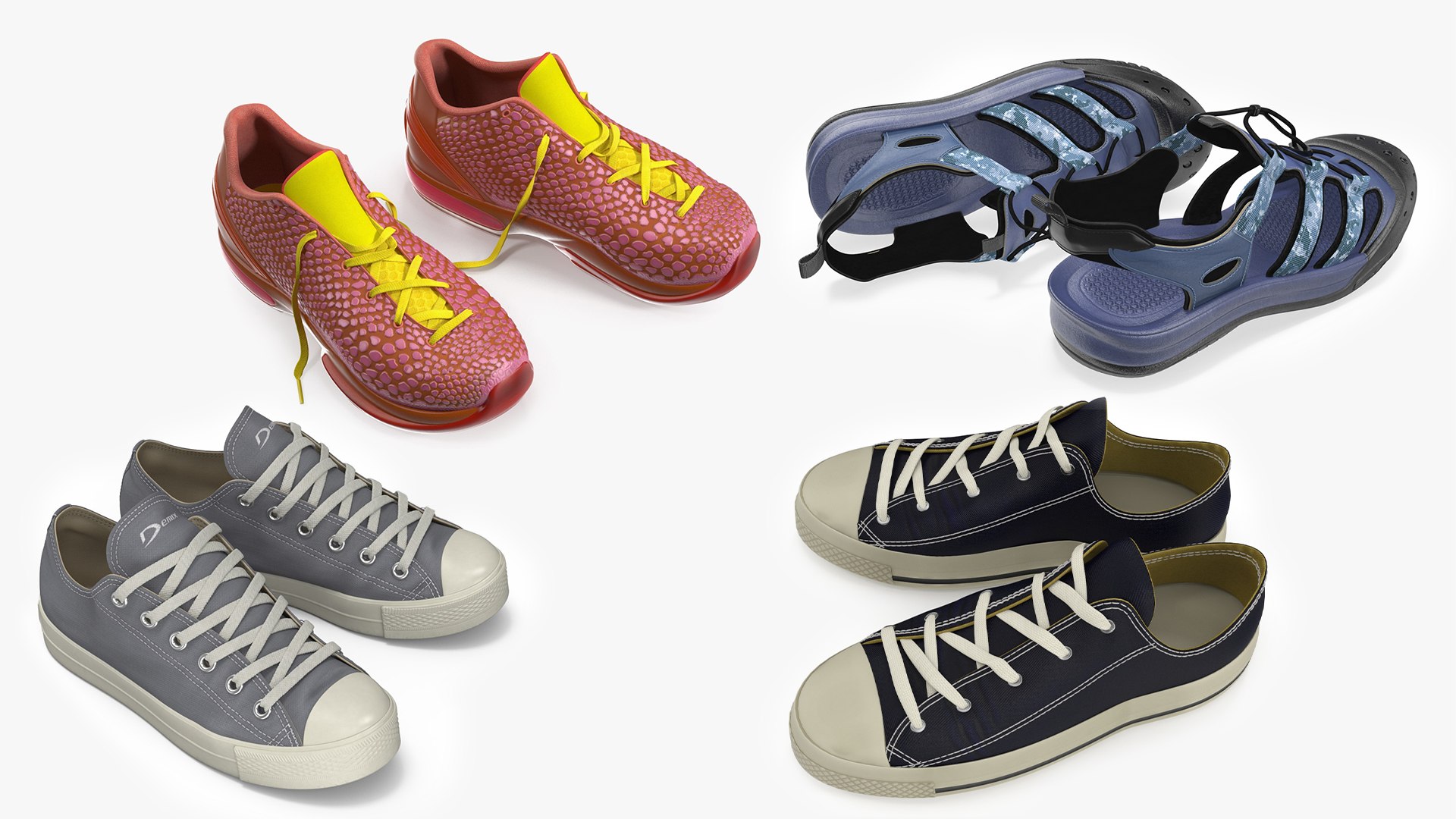 Sneakers Collection 2 3D model https://p.turbosquid.com/ts-thumb/pG/rUTk0H/0N/001/jpg/1776079053/1920x1080/fit_q87/41057cd03038fef9d5b82409933ddaff8190105a/001.jpg