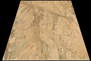3D model Mecca Red Sea n23 e42 topography Saudi Arabian