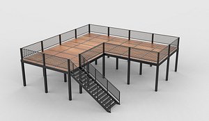 Modular Deck 03 3D model