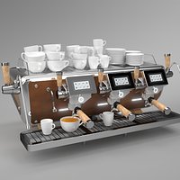 Astoria Coffee Machine Storm 3 group copper