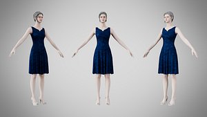 Dress 36 Sapphire Mist Velvet v2