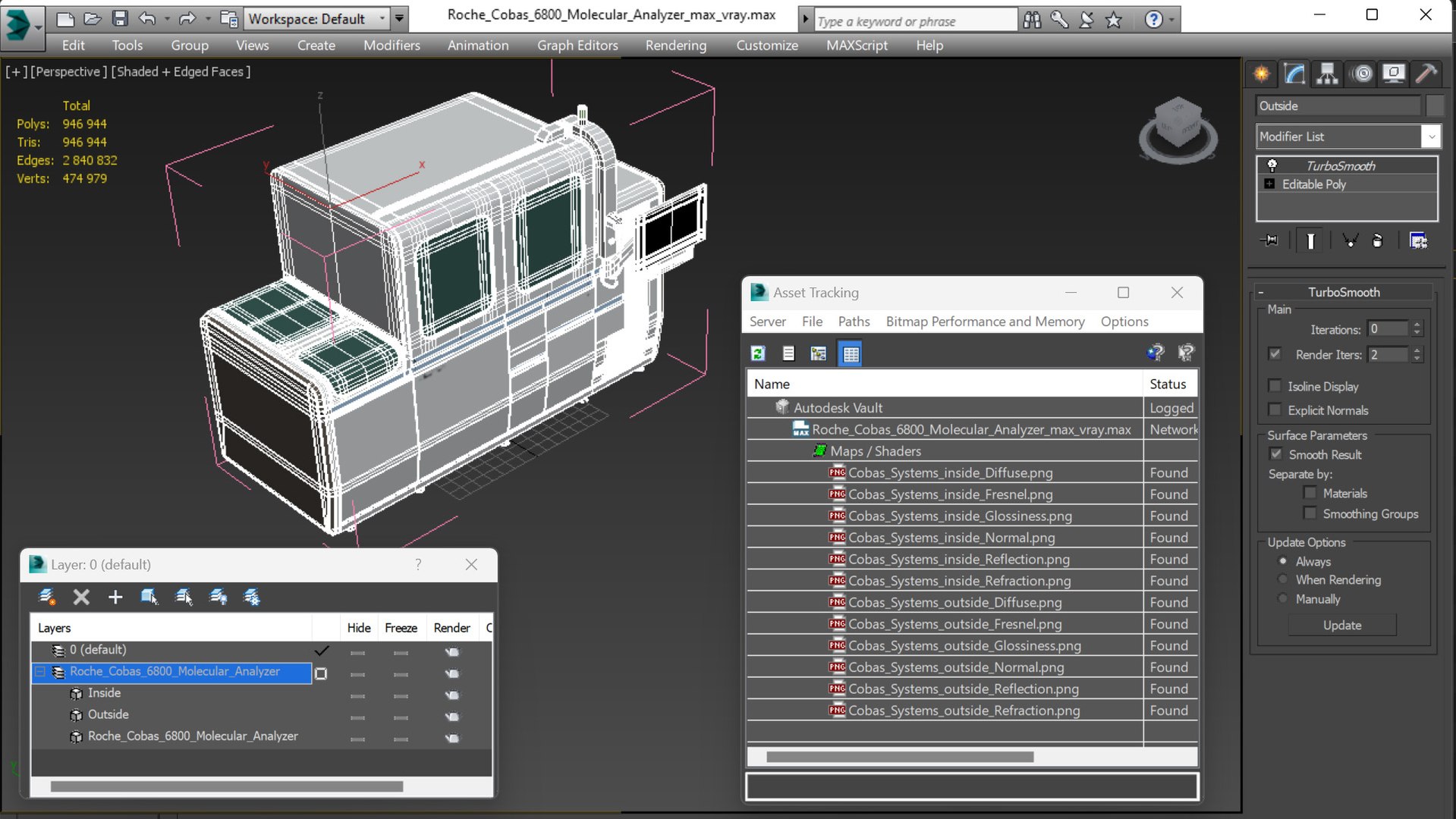 3D Roche Cobas 6800 Molecular Analyzer - TurboSquid 2111861