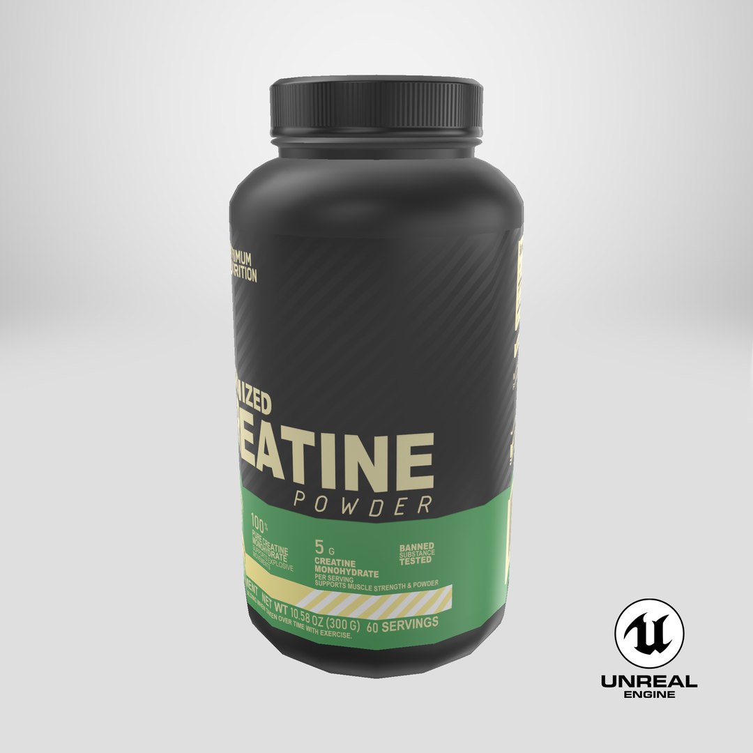 3D Creatine Supplement Bottle https://p.turbosquid.com/ts-thumb/pH/6Q9C2Y/Rt/stemcell_unreal_render/png/1743180745/1920x1080/fit_q87/27b1f519033088b95bced7c20d9ac70ef33502d6/stemcell_unreal_render.jpg