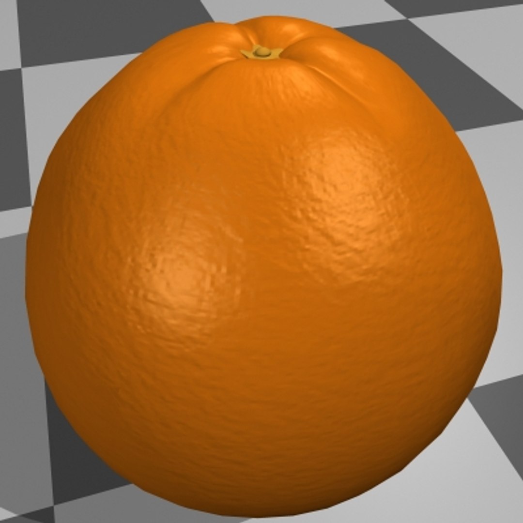 Orange Fruit 3d Model