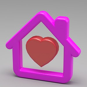 house heart v2 3D