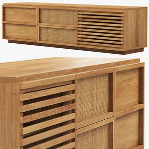 3D joybird lois media console