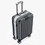 3D suitcase bag case model