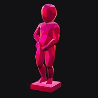 Manneken Pis lowpoly