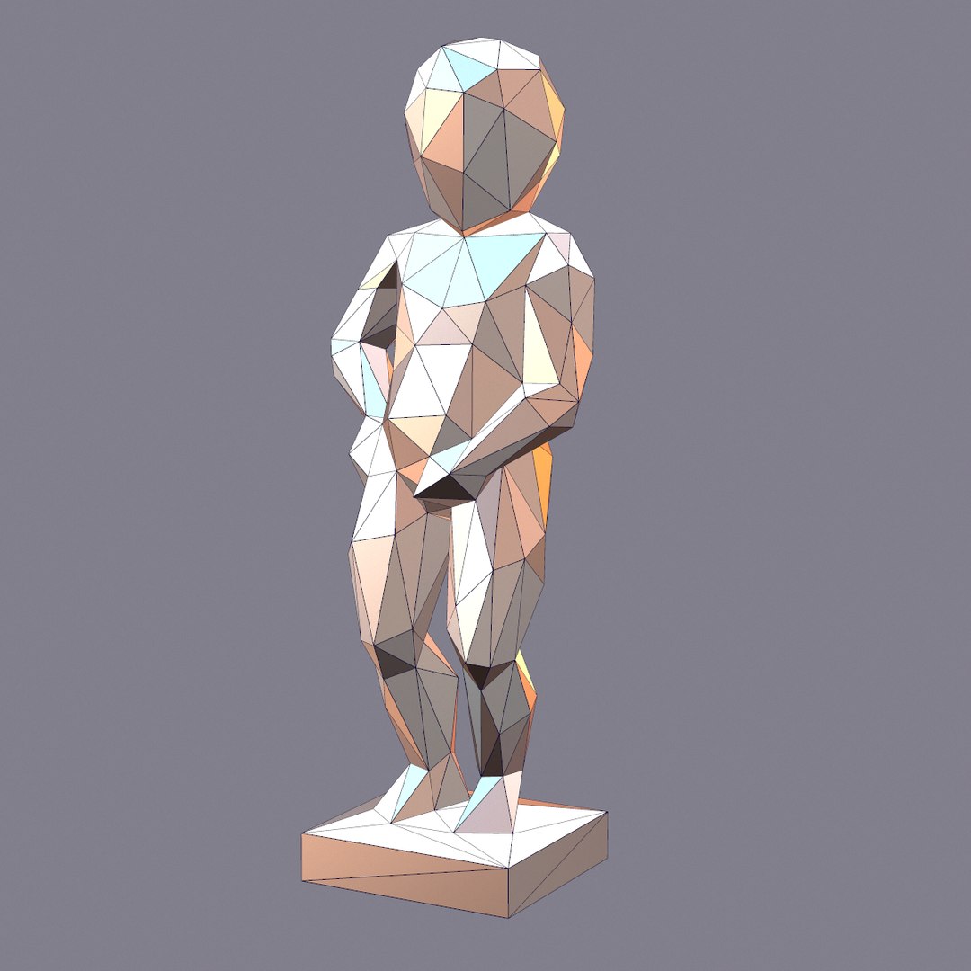 3d Model Sculpture Manneken Pis - Turbosquid 1264299