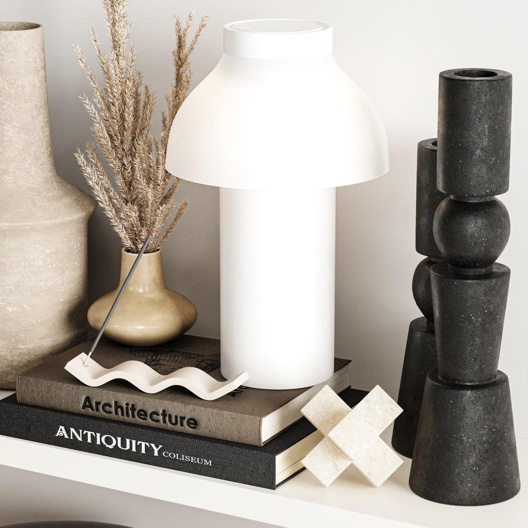 3D Decorative Set 02 - TurboSquid 2079378