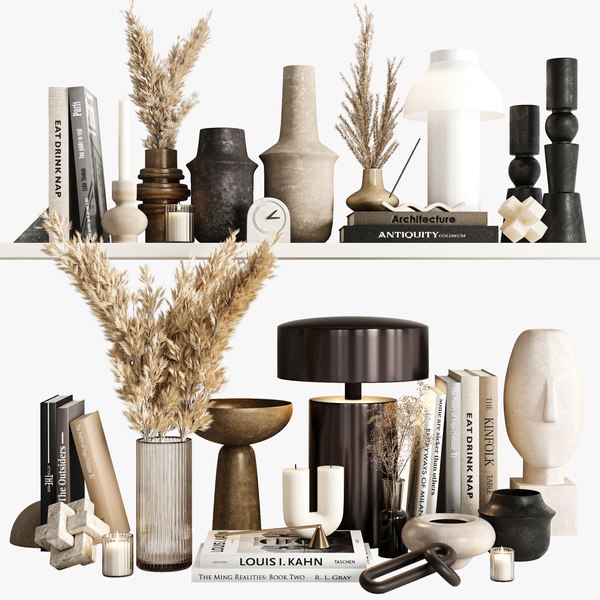modelo 3d Decorative Set 02 - TurboSquid 2079378