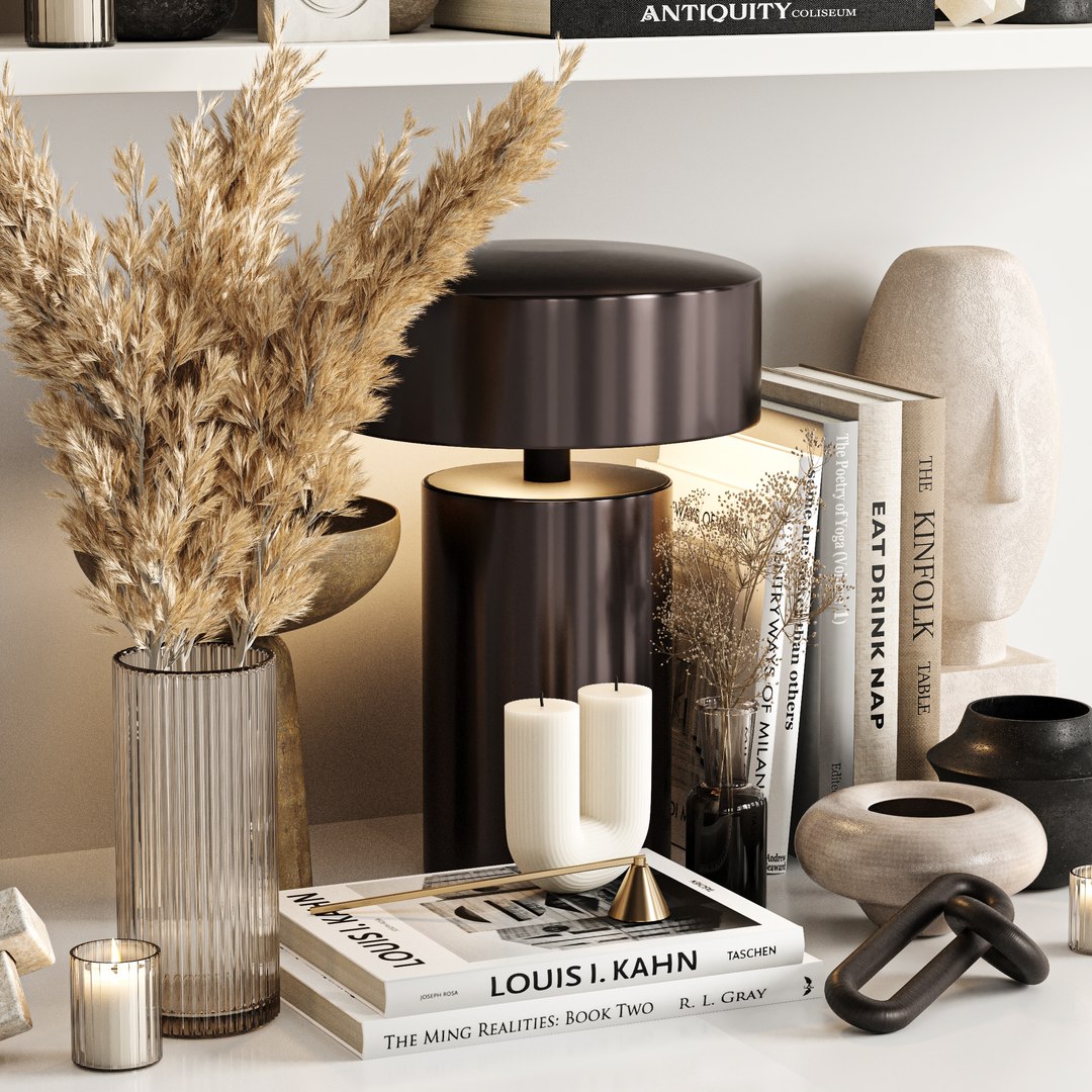 3D Decorative Set 02 - TurboSquid 2079378