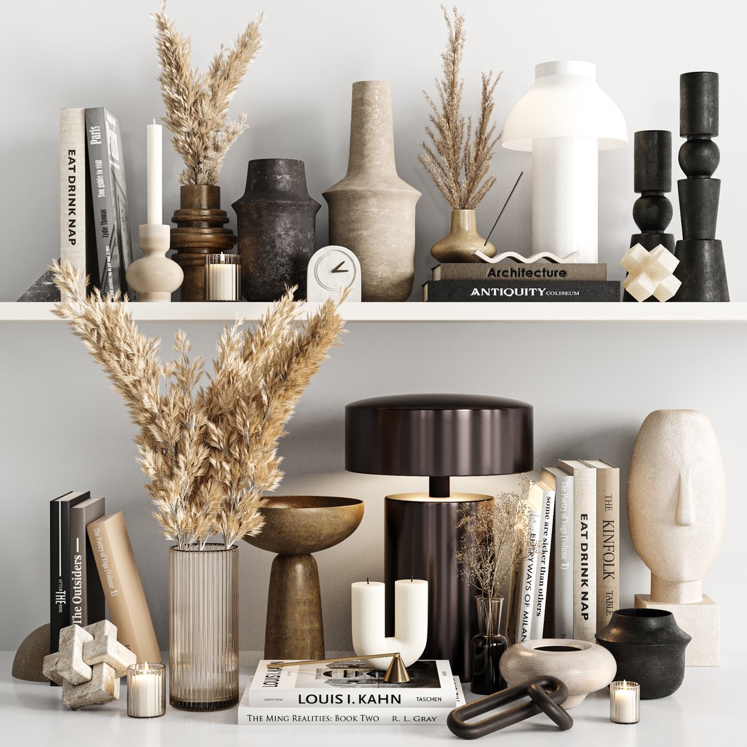 3D Decorative Set 02 - TurboSquid 2079378