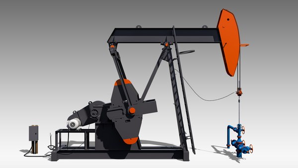 3D conventional pumpjack pump model - TurboSquid 1675896