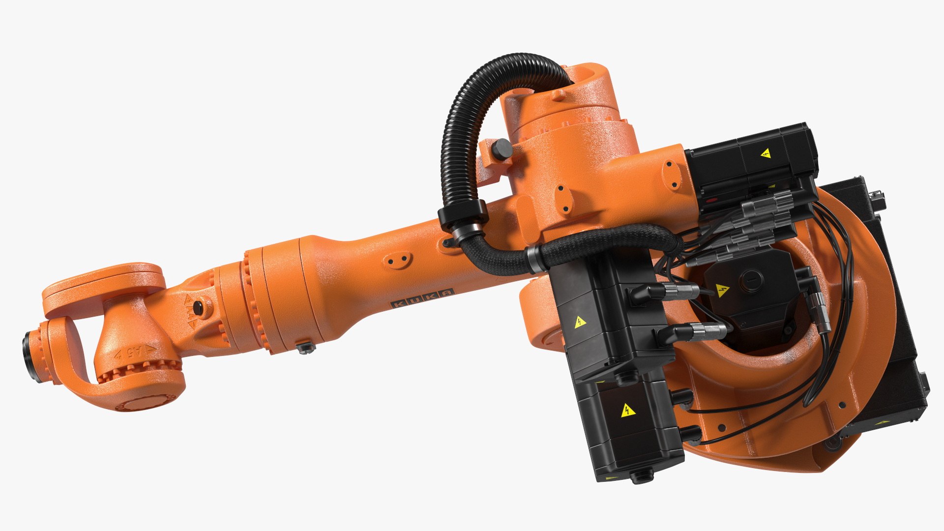 6-axis Robot Arm Kuka KR 16-3 model https://p.turbosquid.com/ts-thumb/pH/J8XDLU/FC/6axisrobotarmkukakr163mb3dmodel015/jpg/1707564907/1920x1080/fit_q87/9e10da0b723a24ecfc0eeec09f33fdec79169f50/6axisrobotarmkukakr163mb3dmodel015.jpg