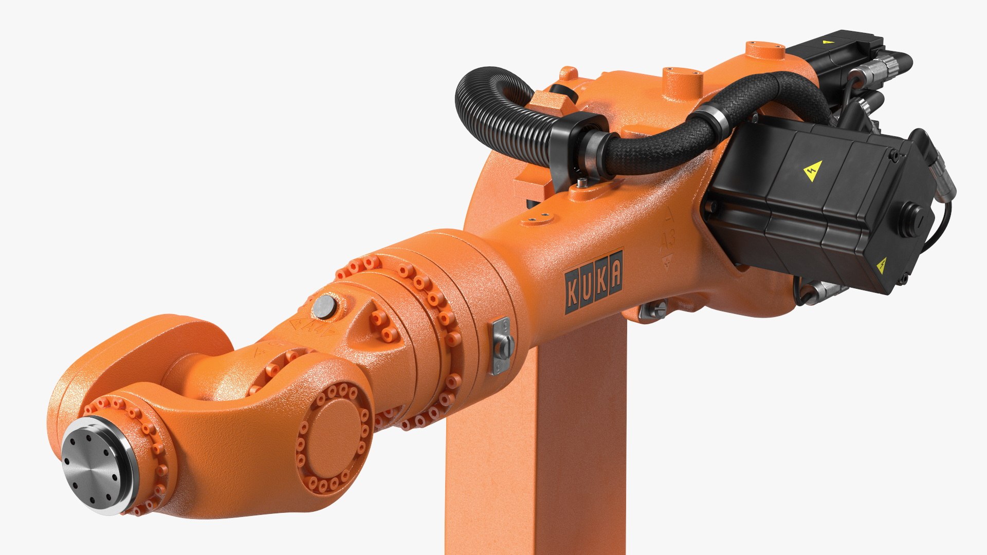 6-axis Robot Arm Kuka KR 16-3 model https://p.turbosquid.com/ts-thumb/pH/J8XDLU/ho/6axisrobotarmkukakr163mb3dmodel013/jpg/1707564898/1920x1080/fit_q87/311e39b11532cb6a9f37ac5eeac51d3cb2cd4e0e/6axisrobotarmkukakr163mb3dmodel013.jpg