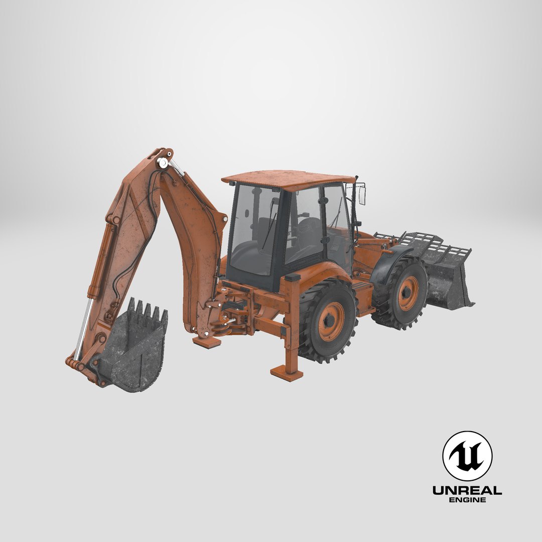 Generic Backhoe Loader model https://p.turbosquid.com/ts-thumb/pH/Lt491d/Ha/stemcell_unreal_render/png/1746367535/1920x1080/fit_q87/b9922d7fdeae79f7bb76c83fc9758c6b18e57f06/stemcell_unreal_render.jpg