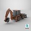 Generic Backhoe Loader model