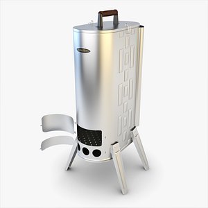 stove siber wood 3d model