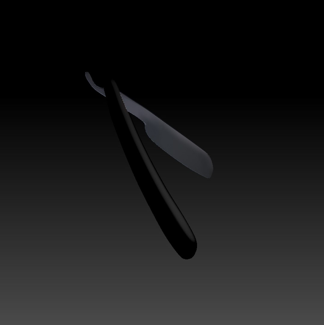 3D straight razor - TurboSquid 1287737