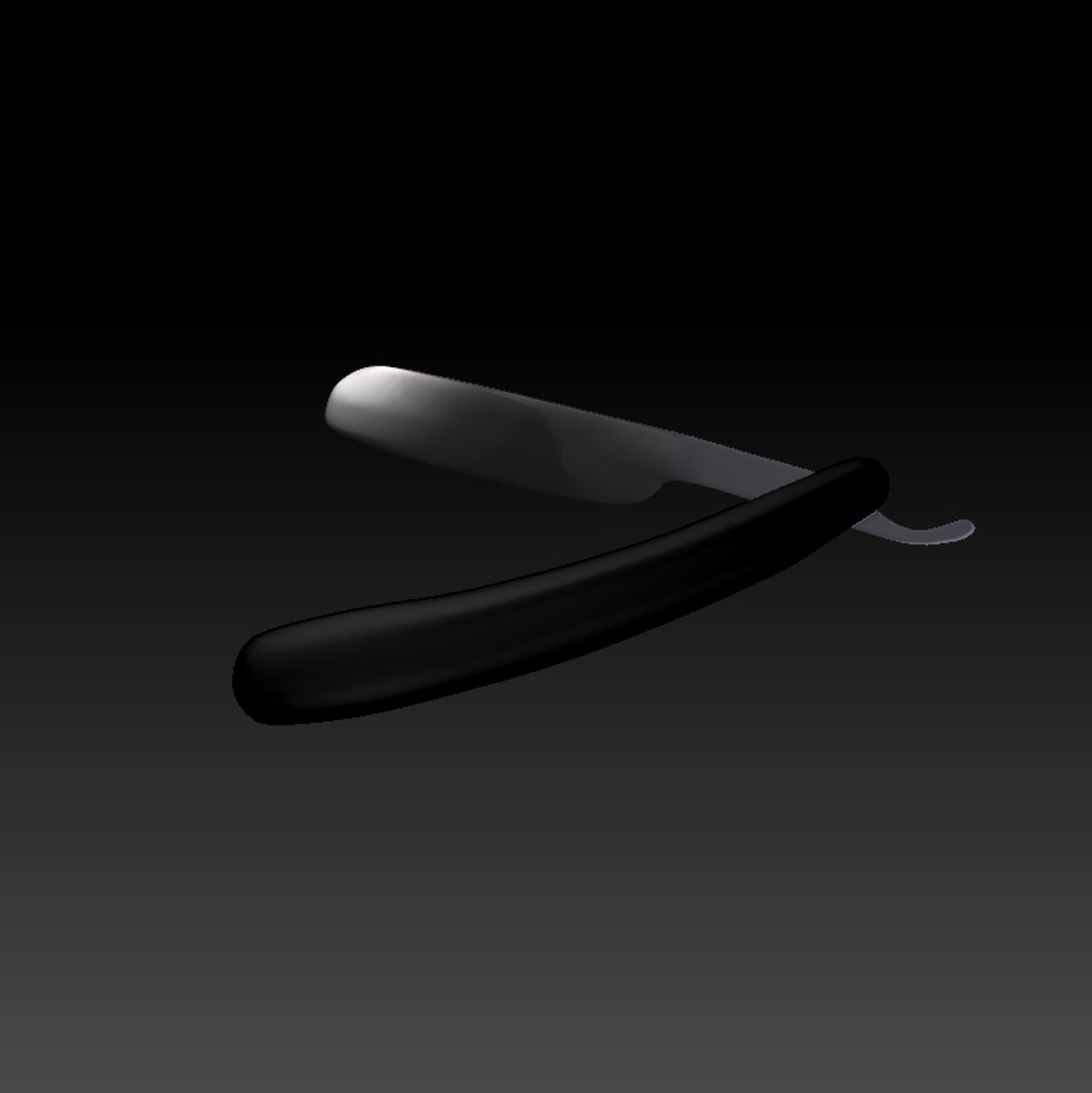 3D straight razor - TurboSquid 1287737