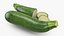 Fresh Green Zucchini Slices 4 3D model
