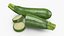 Fresh Green Zucchini Slices 4 3D model