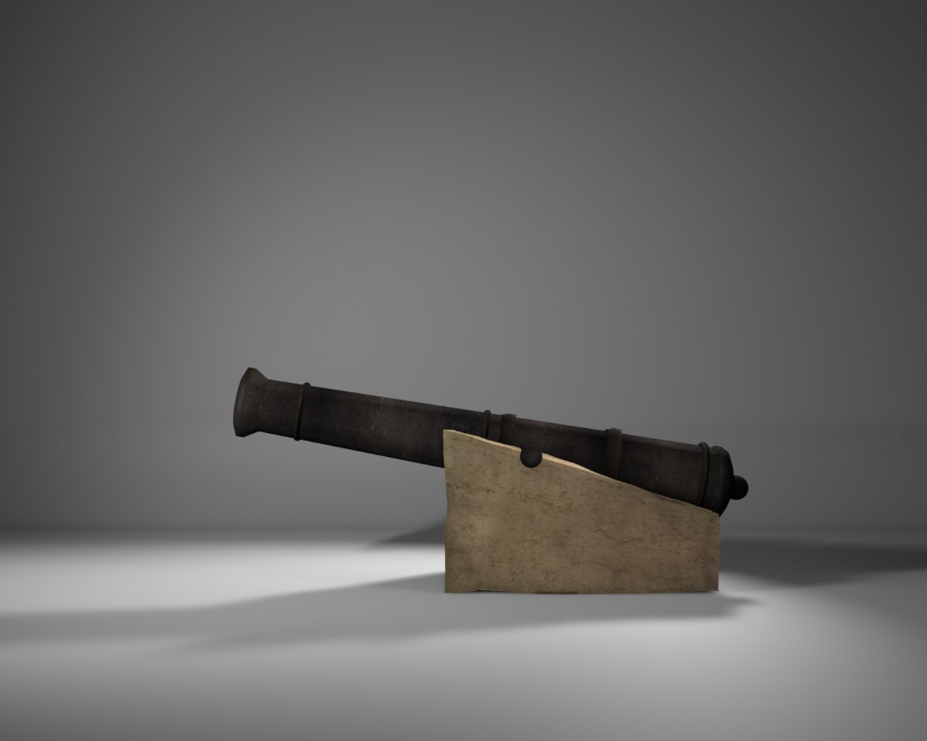 3d Model 3 Cannons Types